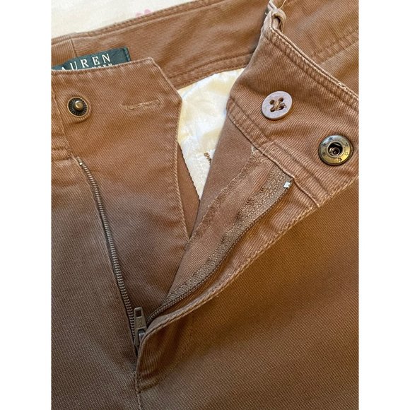 Ralph Lauren straight leg pants Size 14 tan - Picture 7 of 10